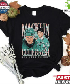 Macklin celebrini san jose vintage shirt