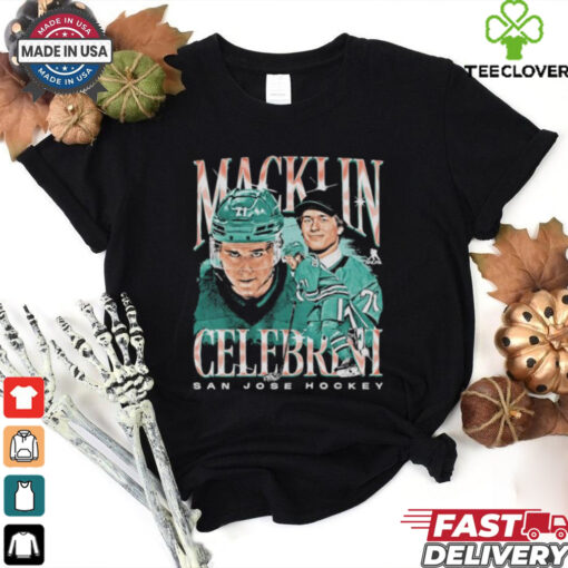 Macklin celebrini san jose vintage shirt