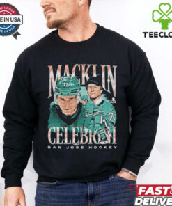 Macklin celebrini san jose vintage shirt