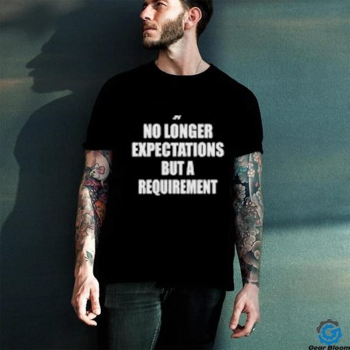 Macstephens heights Football no longer expectations but a requirement shirt