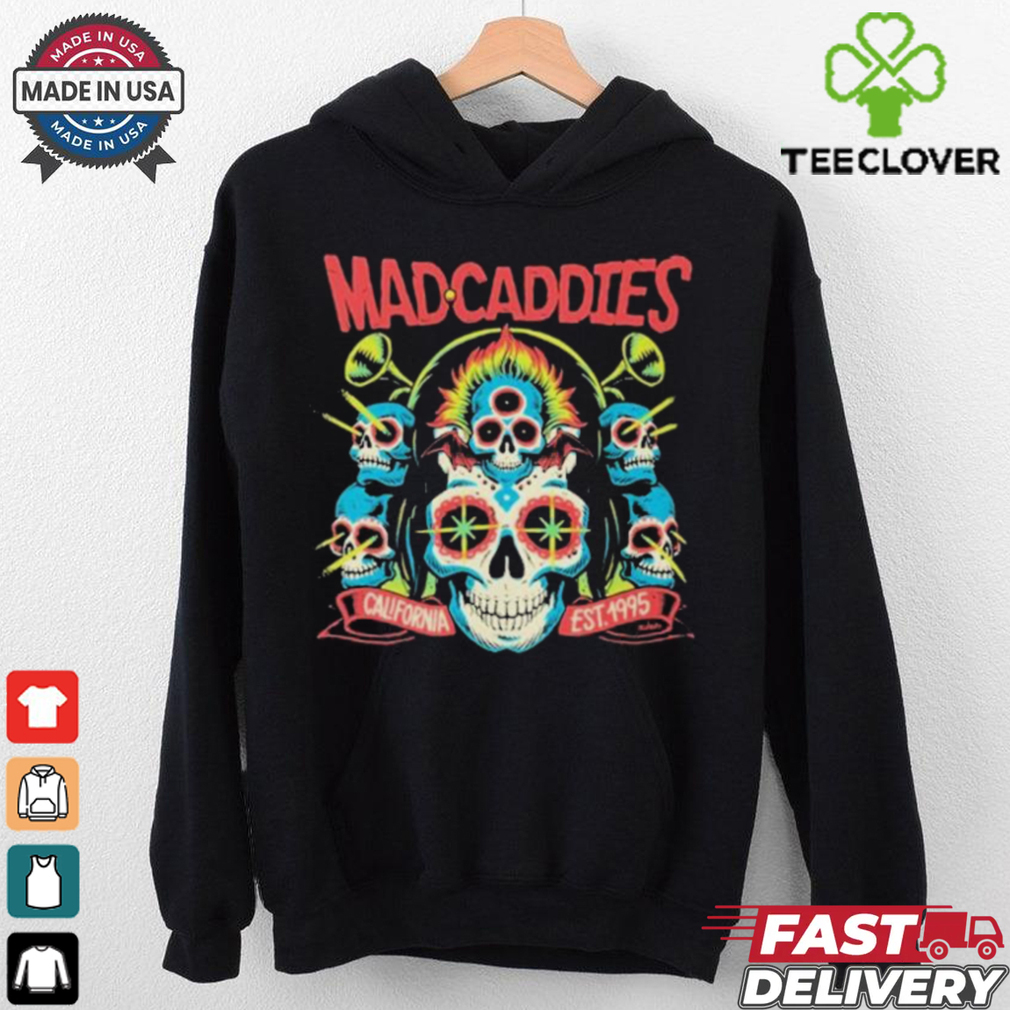Mad Caddies California Est 1995 Alien Skull T shirts Mad Caddies California Est 1995 Alien Skull T shirts