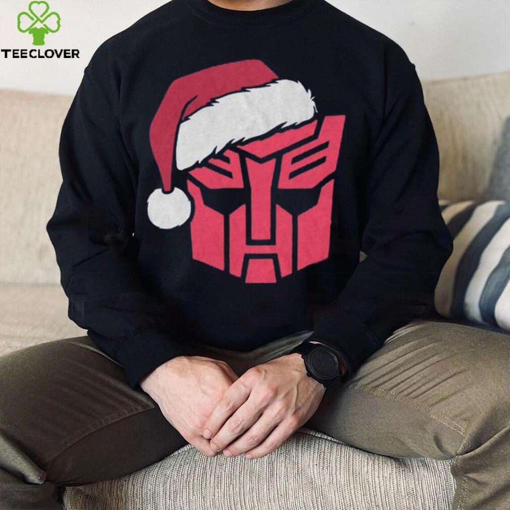 Mad Engine Transformers Navy Autobots Santa Graphic T Shirt Mad Engine Transformers Navy Autobots Santa Graphic T Shirt