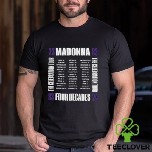 Madonna The Celebration 2024 Tour T Shirt