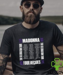 Madonna The Celebration 2024 Tour T Shirt