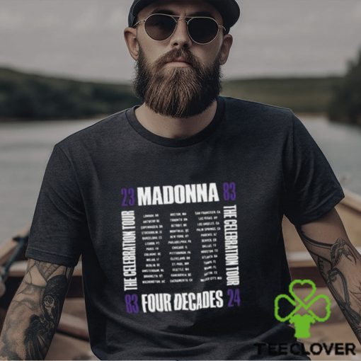 Madonna The Celebration 2024 Tour T Shirt