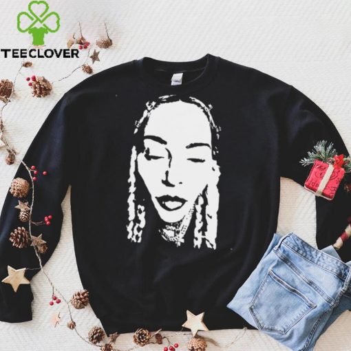 Madonna tik tok face vintage black and white shirt