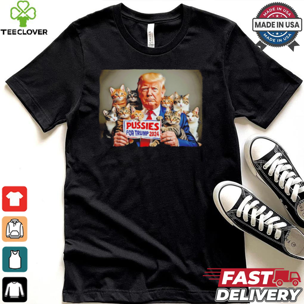 Maga pussies for Trump 2024 cat lovers shirt Maga pussies for Trump 2024 cat lovers shirt
