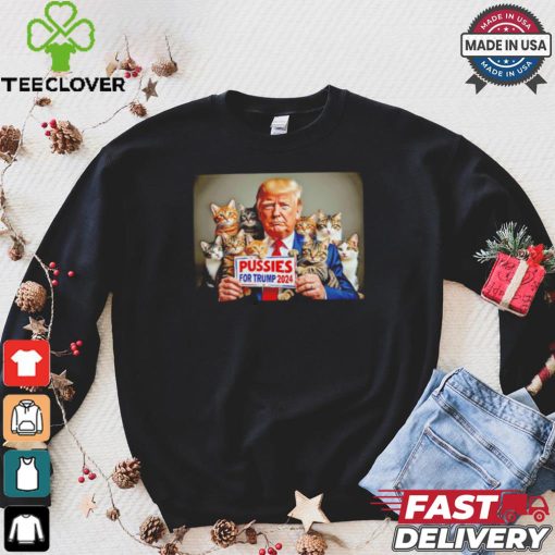 Maga pussies for Trump 2024 cat lovers shirt