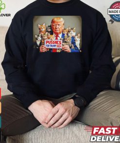 Maga pussies for Trump 2024 cat lovers shirt