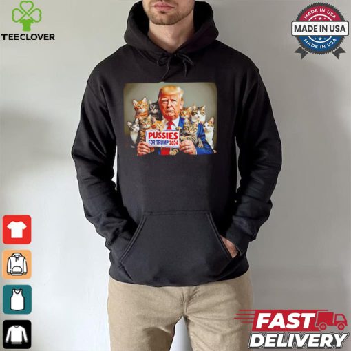 Maga pussies for Trump 2024 cat lovers shirt