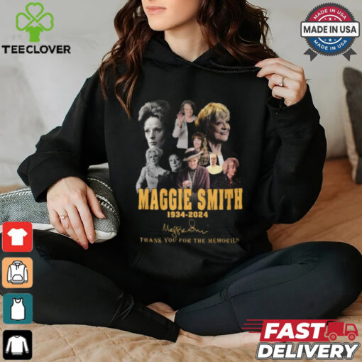 Maggie Smith 1934 2024 Thank You For The Memories Signature T Shirt