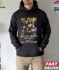 Maggie Smith Minerva Mcgonagall 90 Years 1934 2024 Thank You For The Memories Signatures Shirt