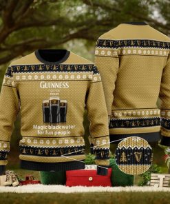 Magic Black Water Guinness Christmas For Christmas Gifts 3D Printed Ugly Christmas Sweater