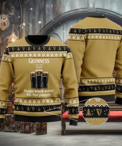 Magic Black Water Guinness Christmas For Christmas Gifts 3D Printed Ugly Christmas Sweater