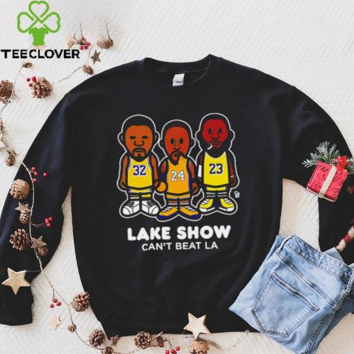 Magic Johnson Kobe Bryant Kobe LeBron players Lake show can’t beat LA caricature hoodie, sweater, longsleeve, shirt v-neck, t-shirt