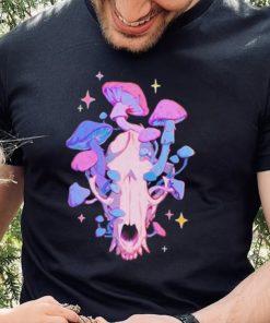 Magic Raccoon Skull artwork t shirt