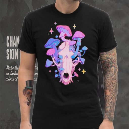 Magic Raccoon Skull artwork t shirt