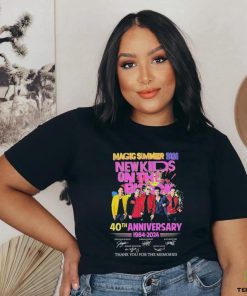 Magic Summer 2024 New Kids On The Block 40th Anniversary 1984 – 2024 Thank You For The Memories Shirt