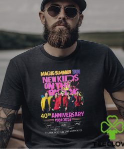 Magic Summer 2024 New Kids On The Block 40th Anniversary 1984 – 2024 Thank You For The Memories T Shirt 3 Magic Summer 2024 New Kids On The Block 40th Anniversary 1984 – 2024 Thank You For The Memories T Shirt