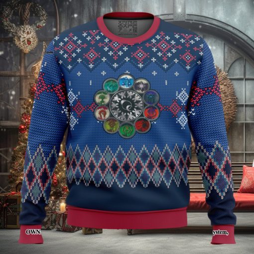 Magic the Gathering Ravnica Ugly Christmas Wool Knitted Sweater