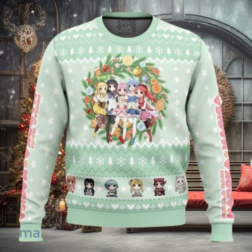 Magical Girls Puella Magi Madoka Magica Ugly Christmas Sweater Unique Gift