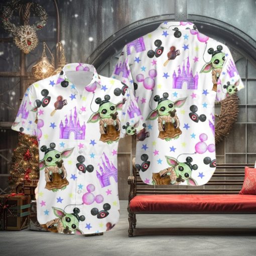 Magical Mischief Baby Yoda Disney Hawaiian Shirt Collection