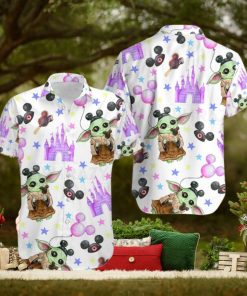 Magical Mischief Baby Yoda Disney Hawaiian Shirt Collection