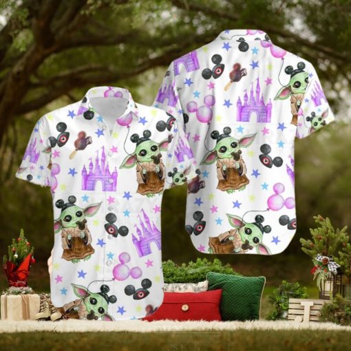 Magical Mischief Baby Yoda Disney Hawaiian Shirt Collection