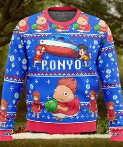 Magical PONYO Knitting Pattern Ugly Christmas Sweater