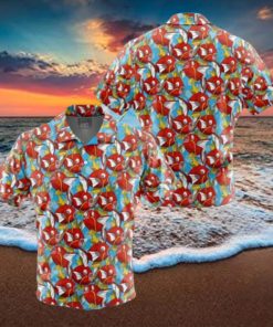 Magikarp Pokemon Button Up Anime Hawaiian Shirt