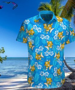 Magikarp Pokemon Floral Pattern All Over Print Hawaiian Shirt