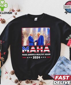Maha make America healthy again 2024 Trump handshake Kennedy shirt