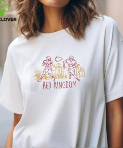 Mahomes Kelce Red Kingdom Football 2024 Shirt
