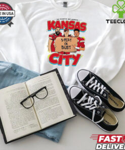 Mahomes and Kelce 3 Peat or Bust Chiefs Superbowl Champs shirt