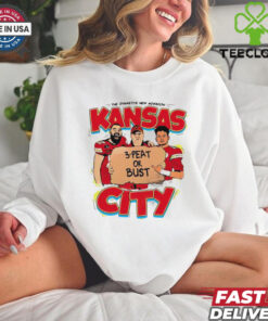Mahomes and Kelce 3 Peat or Bust Chiefs Superbowl Champs shirt