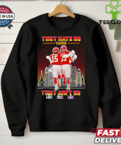 Mahomes and Kelce they hate us ’cause the ain’t us signatures shirt