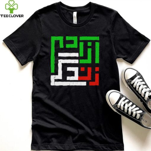 Mahsa Amini Women Life Freedom Iran flag logo shirt
