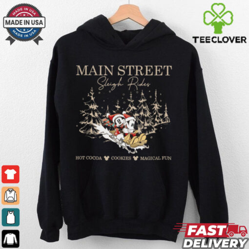 Main street sleigh rider christmas shirt
