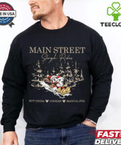 Main street sleigh rider christmas shirt