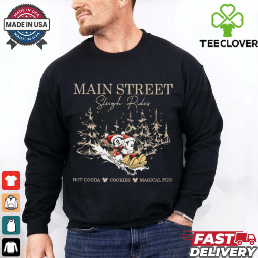 Main street sleigh rider christmas shirt