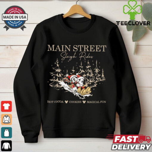 Main street sleigh rider christmas shirt