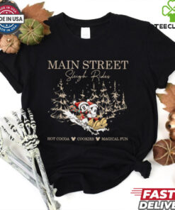 Main street sleigh rider christmas shirt