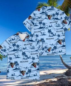 Maine Black Bears Halloween Hawaiian Shirt For Men And Women Gift Beach