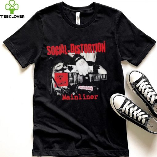 Mainliner social distortion rock band shirt