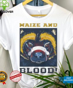 Maize and Blood Michigan Wolverines shirt