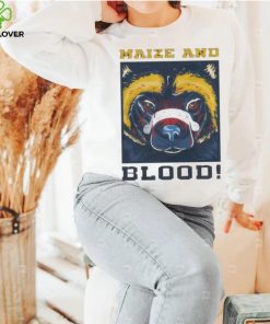 Maize and Blood Michigan Wolverines shirt