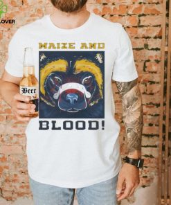 Maize and Blood Michigan Wolverines shirt