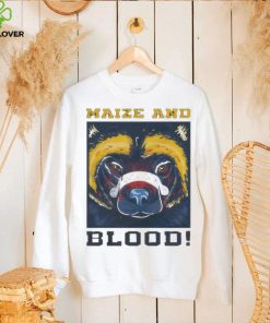 Maize and Blood Michigan Wolverines shirt