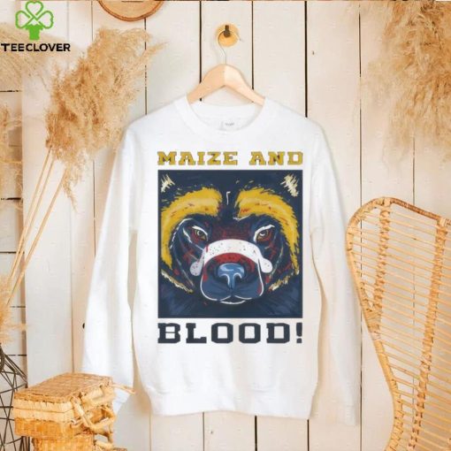 Maize and Blood Michigan Wolverines shirt