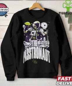 Majestic Threads Joshua Dobbs Black Minnesota Vikings The Passtronaut T Shirt